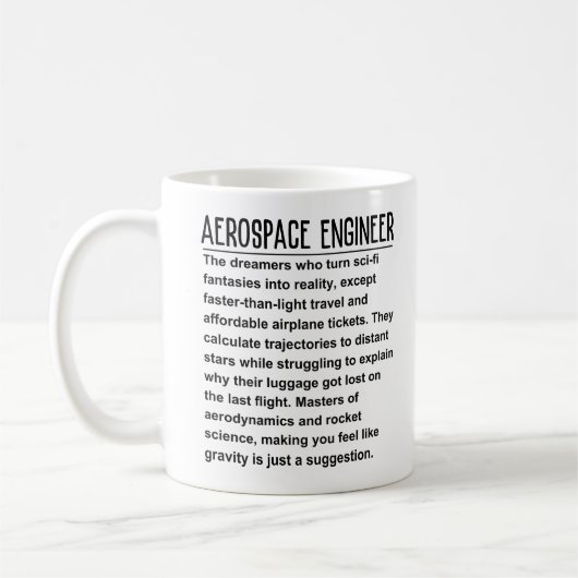 Aerospace Engineer Koffiemok (Links)