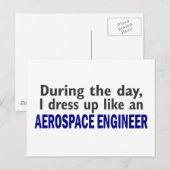 AEROSPACE-ENGINEER overdag Briefkaart (Voorkant / Achterkant)