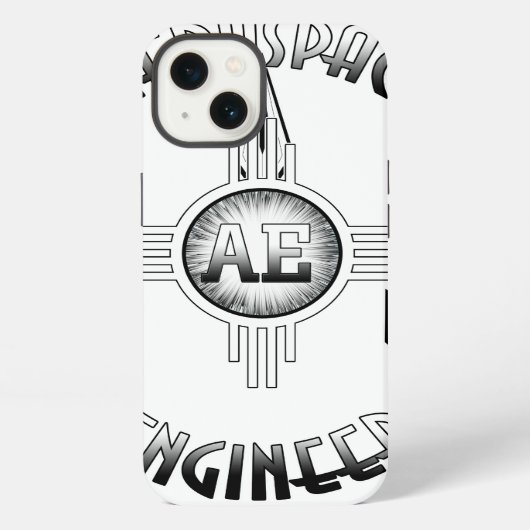 Aerospace Engineer Retro iPhone Hoesje (Achterkant)