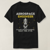 Aerospace Engineer Rocket Science T-shirt (Design voorkant)