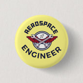 Aerospace Engineer Ronde Button 3,2 Cm (Voorkant)
