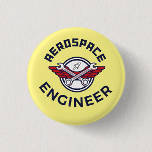 Aerospace Engineer Ronde Button 3,2 Cm