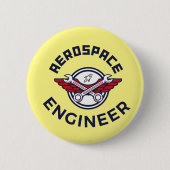 Aerospace Engineer Ronde Button 5,7 Cm (Voorkant)