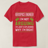 Aerospace Engineer T-shirt (Design voorkant)