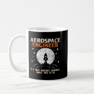 Aerospace Engineer Vliegtuig Space Engineering Koffiemok