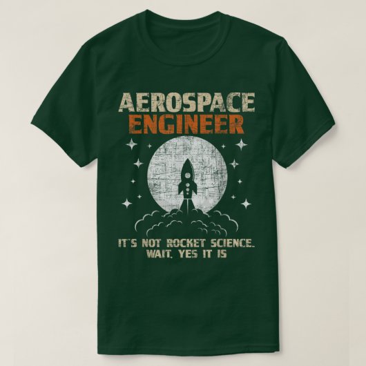 Aerospace EngineerAeronautical Engineering Aviatio T-shirt (Design voorkant)
