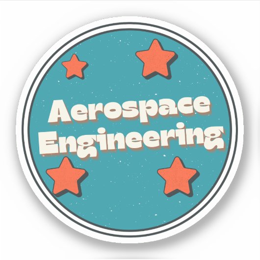 Aerospace Engineering Sticker (Voorkant)