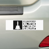 Aerospace Engineering Survive Bumpersticker (Op auto)