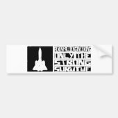 Aerospace Engineering Survive Bumpersticker (Voorkant)