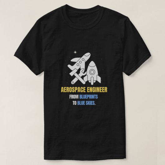 Aerospace Engineering T-shirt (Design voorkant)
