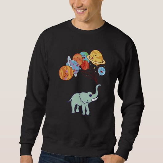Aerospace Solar System Planets  Space Elephant Trui (Voorkant)