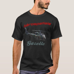 Aérospatiale gazelle helikopter sa 341 gazelle sa3 t-shirt