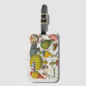 Aerostatisch tijdschrift (1878) door Augusto Gross Bagagelabel (Voorkant (verticaal))