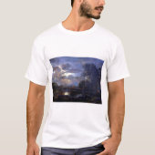 Aert van der Neer Moonlit Landschap met Bridge T-shirt (Voorkant)