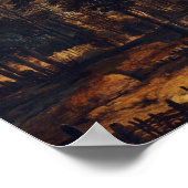 Aert van der Neer Moonlit Landschap Poster (Hoek)