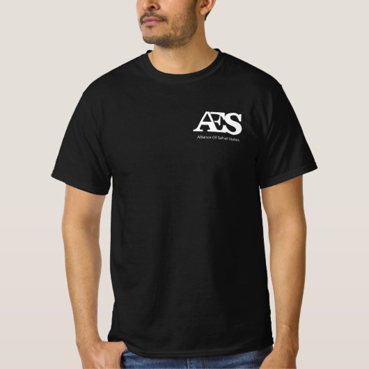 AES-alliantie van Sahel-staten T-shirt (Voorkant)