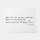 Aeschylus citeert zelfs in onze slaap deurmat (Voorkant)