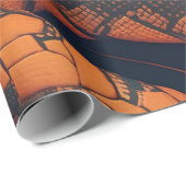 Aesculapian Snake Mozaïek Kleurrijk Patroon Cadeaupapier (Rol Hoek)