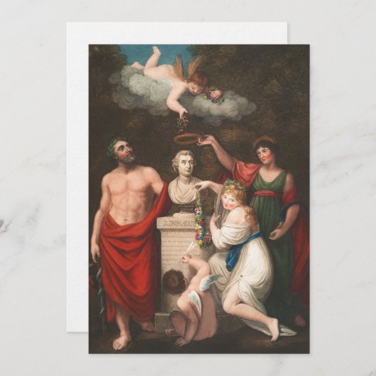 Aesculapius, Ceres en Cupid Feestdagenkaart (Voorkant / Achterkant)