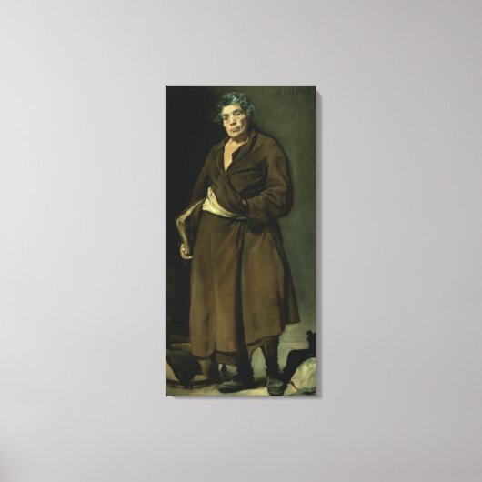 Aesop, 1640 canvas afdruk (Voorkant)