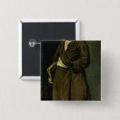 Aesop, 1640 vierkante button 5,1 cm (Voorkant /achterkant)