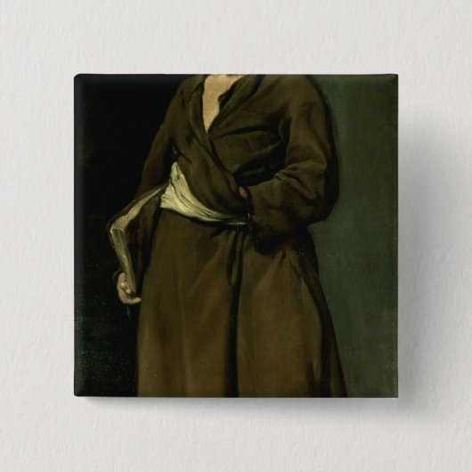 Aesop, 1640 vierkante button 5,1 cm (Voorkant)