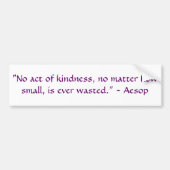 Aesop Bumpersticker (Voorkant)