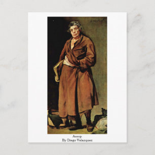 Aesop door Diego Velazquez Briefkaart