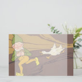  Aesop Fable Goose die de Golden Egg uitstrooide (Staand voorkant)