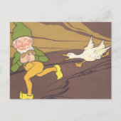  Aesop Fable Goose die de Golden Egg uitstrooide Briefkaart (Voorkant)