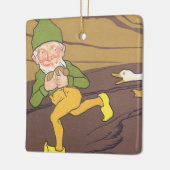  Aesop Fable Goose die de Golden Egg uitstrooide Keramisch Ornament (Links)