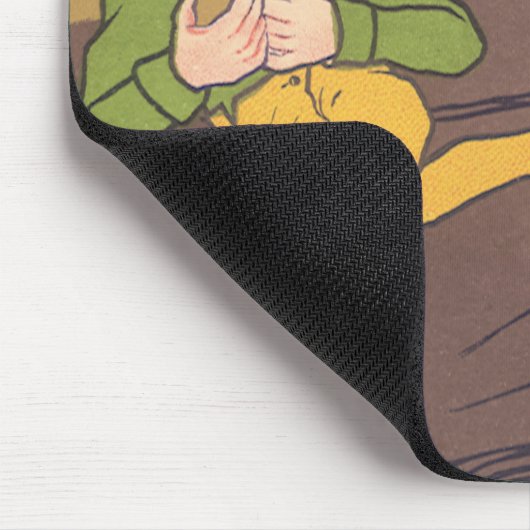 Aesop Fable Goose die de Golden Egg uitstrooide Muismat (Hoek)