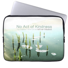 AESOP Inspirerend Quote Laptop Sleeve "Vriendelijk