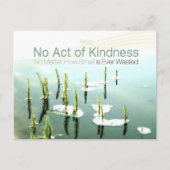 Aesop Inspirerend quote "Vriendelijkheid" Briefkaart (Voorkant)