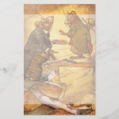  Aesop's Fable, Country Mouse, City Mouse Briefpapier (Voorkant)