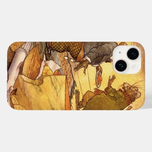 Aesop's Fable, Country Mouse, City Mouse Case-Mate iPhone Case (Achterkant (horizontaal))