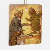 Aesop's Fable, Country Mouse, City Mouse Keramisch Ornament (Rechts)