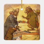 Aesop's Fable, Country Mouse, City Mouse Keramisch Ornament (Achterkant)