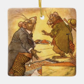 Aesop's Fable, Country Mouse, City Mouse Keramisch Ornament (Voorkant)