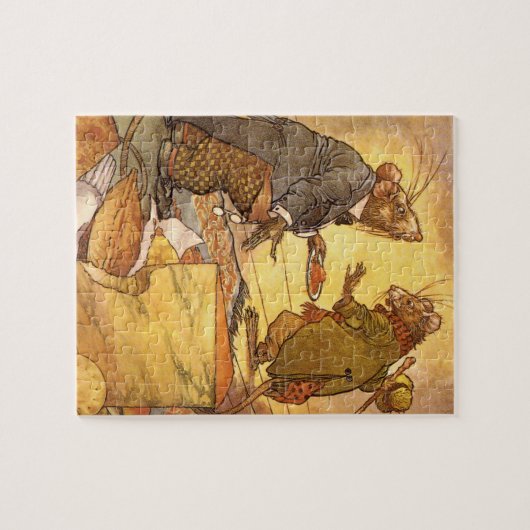  Aesop's Fable, Country Mouse, City Mouse Legpuzzel (Horizontaal)
