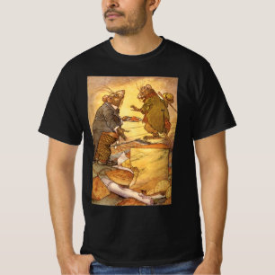 Aesop's Fable, Country Mouse, City Mouse T-shirt