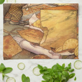 Aesop's Fable, Country Mouse, City Mouse Theedoek (Gevouwen)