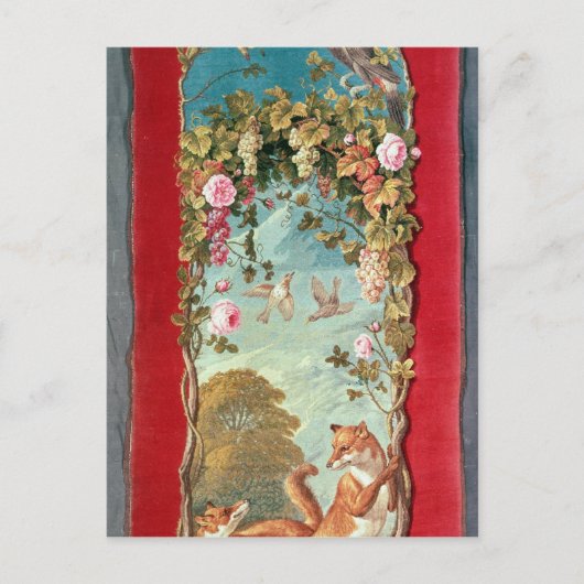 Aesop's fable The Fox and the Grapes Briefkaart (Voorkant)