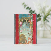 Aesop's fable The Fox and the Grapes Briefkaart (Staand voorkant)