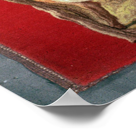 Aesop's fable The Fox and the Grapes Poster (Hoek)