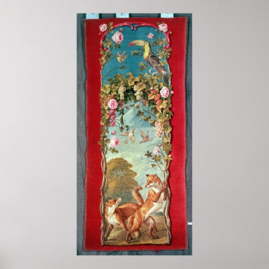 Aesop's fable The Fox and the Grapes Poster (Voorkant)