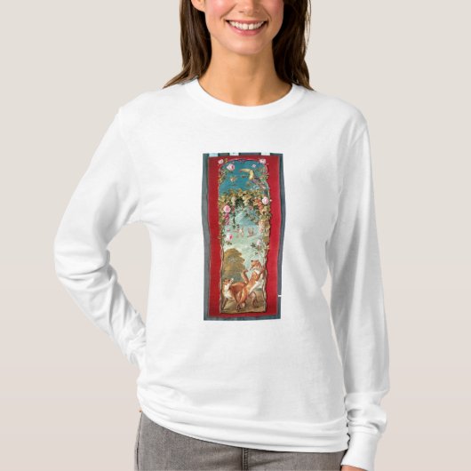 Aesop's fable The Fox and the Grapes T-shirt (Voorkant)