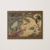  Aesop's Fables, Fox, Rooster en de Dog Legpuzzel (Horizontaal)