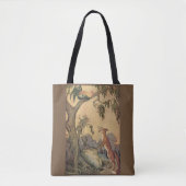 Aesop's Fables, Fox, Rooster en de Dog Tote Bag (Voorkant)