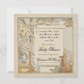 Aesop's Storybook Baby Shower Invitations Kaart (Voorkant)